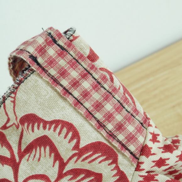 Handmade Fabric Handbag Satchel Pouch Cottagecore Renaissance Faire Prairie - Picture 8 of 11